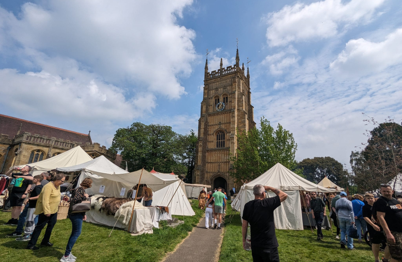 Day One of the Evesham Medieval Market Nigel Huddleston